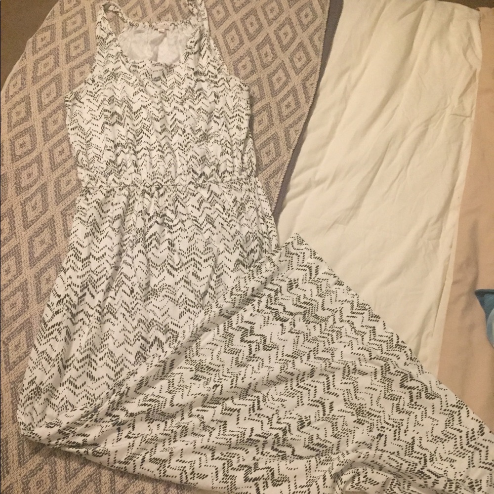 Razor back maxi dress